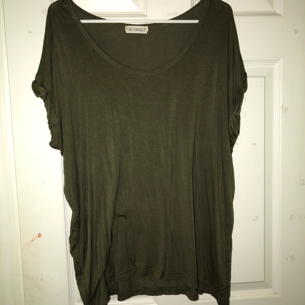 Army Green Short Sleeve Tunic